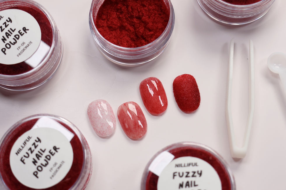 Thumbnail: nilliful fuzzy nail powder FP-01 passionate