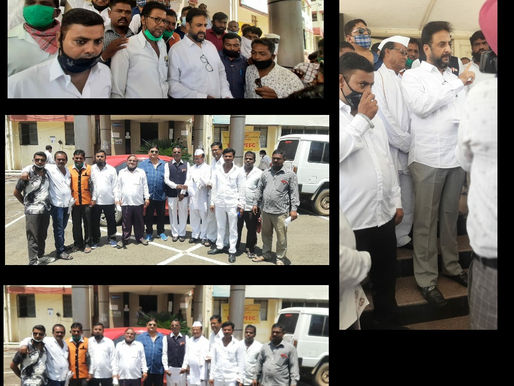 औरंगाबाद बॅड असोसिएशन संघटने तर्फ जिल्हा अधिकारी यांना निवेदन