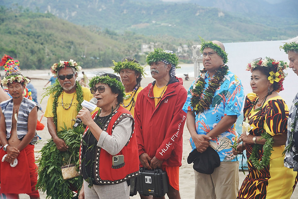 隨行的帛琉家人們