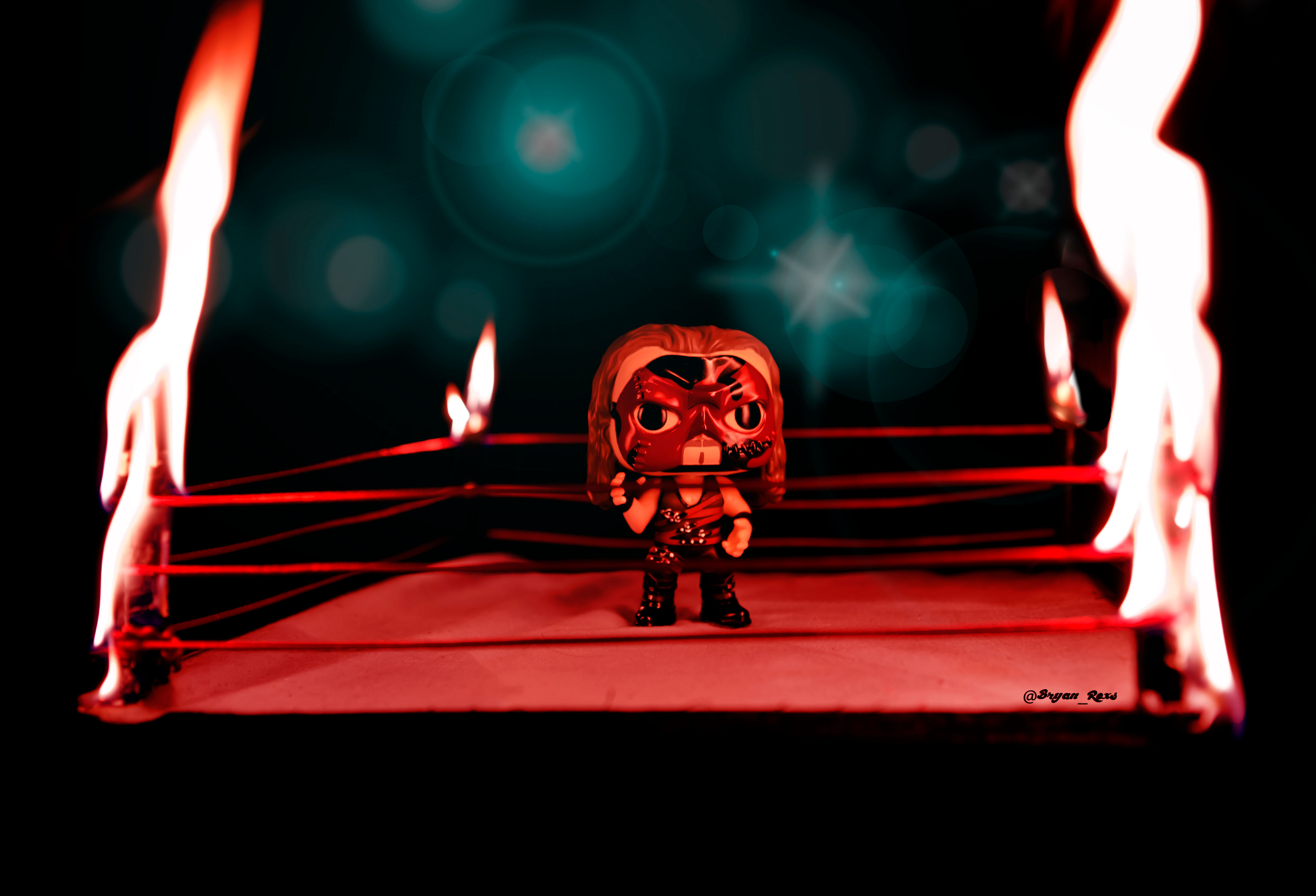 Kane in Fire Ring