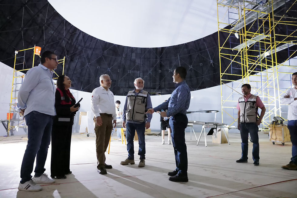 Avanza al 70 % la modernización del Planetario de Morelia; contará con tecnología 8K de vanguardia: Bedolla