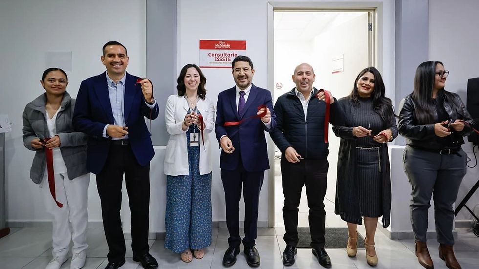 Tarímbaro fortalece el derecho a la salud con la inauguración del primer Consultorio Médico del ISSSTE en Michoacán