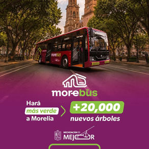 Morebús: movilidad y recuperación ambiental para transformar el transporte en Morelia