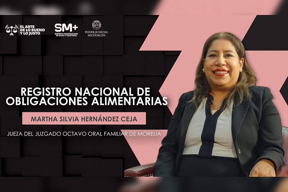 Registro Nacional de Obligaciones Alimentarias fortalece la protección de niñas, niños y adolescentes: Martha Silva Hernández Ceja
