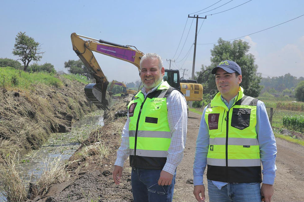 Intervención en el dren Itzícuaro mitigará inundaciones al Poniente de Morelia: Bedolla