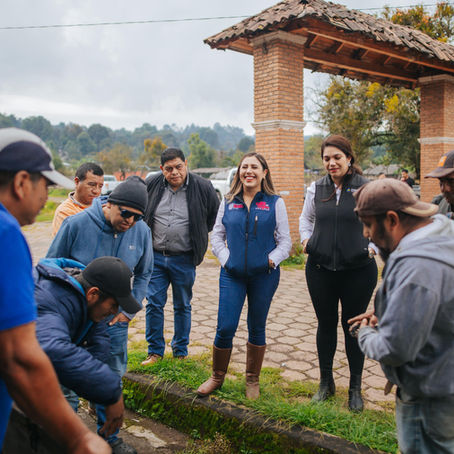 Dayana Pérez Mendoza impulsa gestión de agua potable para Opopeo