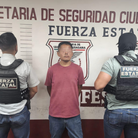 Detienen a Omar “N”, presunto responsable del homicidio de una mujer, ocurrido en Pátzcuaro