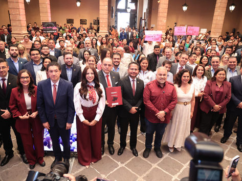 GP de Morena ha convertido demandas sociales del pueblo en derechos: Bugarini al presentar Segundo Informe Legislativo de la fracción