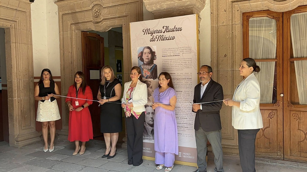 Museo Histórico del Poder Judicial conmemora 22 años con exposición sobre mujeres ilustres de México