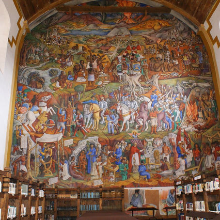 SE CUMPLEN 79 AÑOS DEL MURAL DE O’GORMAN DE LA BIBLIOTECA PÚBLICA DE PÁTZCUARO