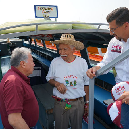 Con Toño por el rescate del Lago de Pátzcuaro