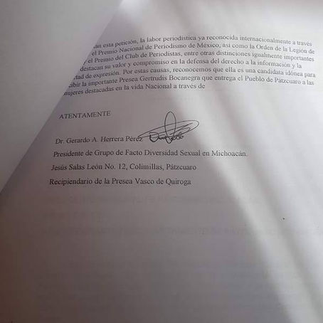 REGIDOR ARREMETE CONTRA COMPAÑEROS DE CABILDO POR ENTREGA DE LA PRESEA GERTRUDIS BOCANEGRA