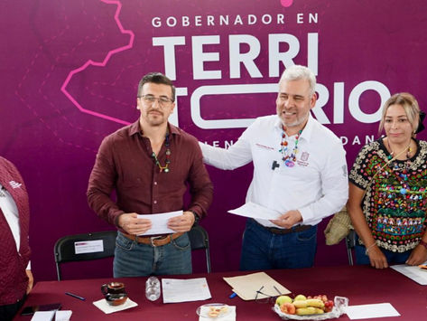 Toño Mendoza refrenda su compromiso con la gente y la justicia social en Lagunillas y Tzintzuntzan