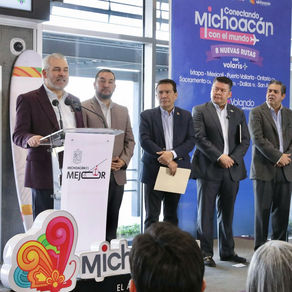 Michoacán alcanza cifra récord en 2025; más de 1.5 millones de turistas llegaron por aire: Bedolla