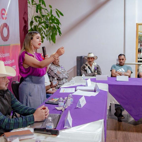 Gobierno de Salvador Escalante fortalece atención a comunidades, encabeza mesa de trabajo Dayana Pérez