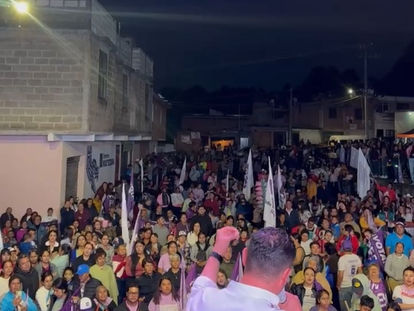 Juan Pablo Orozco se declara ganador ante miles de personas en su cierre de campaña