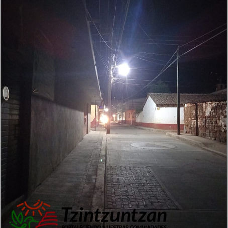 A CIEN DÍAS DE GOBIERNO,
SE REESTABLEN LUMINARIAS EN CUCUCHUCHO