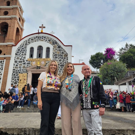 Dayana Pérez acompaña celebración de Corpus Christi y torneo tradicional de básquetbol en Ichupio