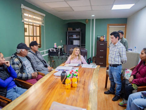 Dayana Pérez fortalece acciones para brindar certeza jurídica a familias de Santa Clara del Cobre