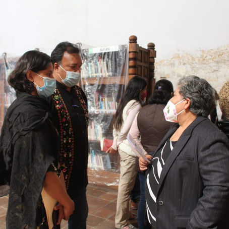 FUNCIONARIOS GESTIONARÁN RECURSO PARA LA BIBLIOTECA GERTRUDIS BOCANEGRA