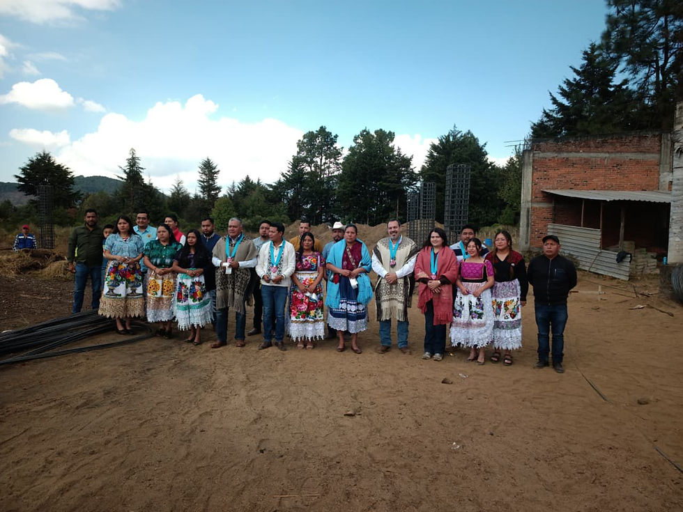 Secma inicia construcción de centro de residuos en Angahuan