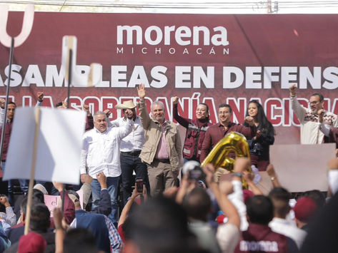 Bedolla llama a cerrar filas en apoyo a la presidenta Claudia Sheinbaum