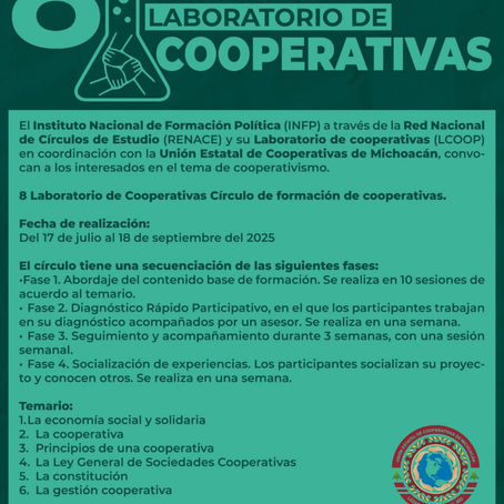 Laboratorio de Cooperativas: experiencia michoacana que fortalece el movimiento cooperativo (2/2)
