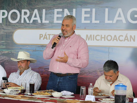 Destaca Bedolla el trabajo de 40 comunidades indígenas en la recuperación del lago de Pátzcuaro