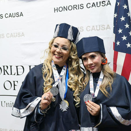 Recibe diputada Samanta Flores Insignia Mundial de las Ciencias por su trayectoria y labor social