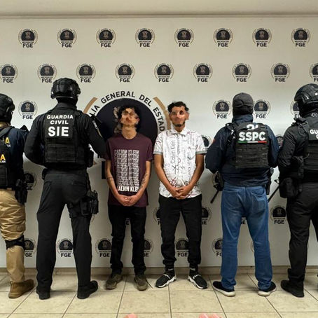Fuerzas estatales y federales detienen a dos presuntos extorsionadores en Uruapan