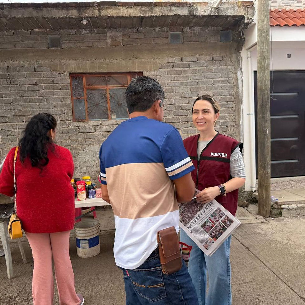 Blanca Morelos perfila su registro por el Distrito Federal 10 de Morelia