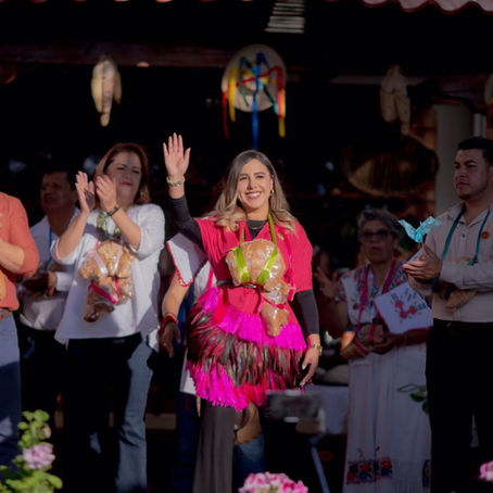 Santa Clara del Cobre fortalece su identidad en la Feria del Geranio en Tingambato: Dayana Pérez