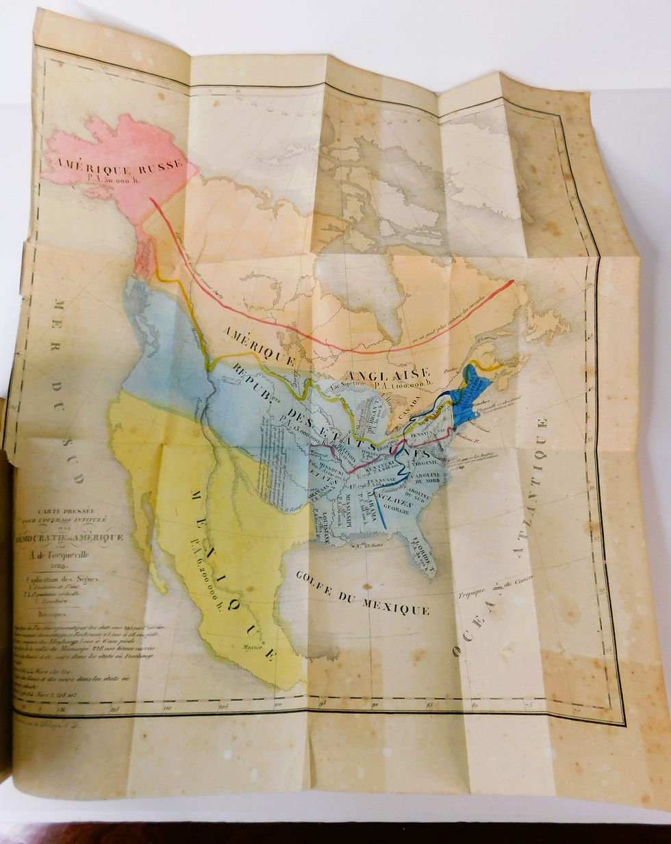 Thumbnail: Alexis De Tocqueville ~ De la démocratie en Amérique, 1836 ~ Paris, 4th Edition