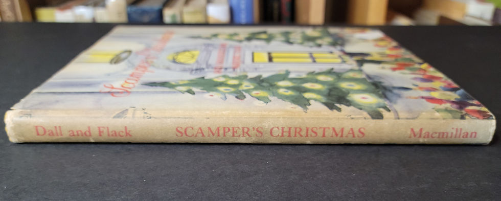 Thumbnail: Scamper's Christmas, Marjorie Flack and Anna Roosevelt Dall, 1934 first edition