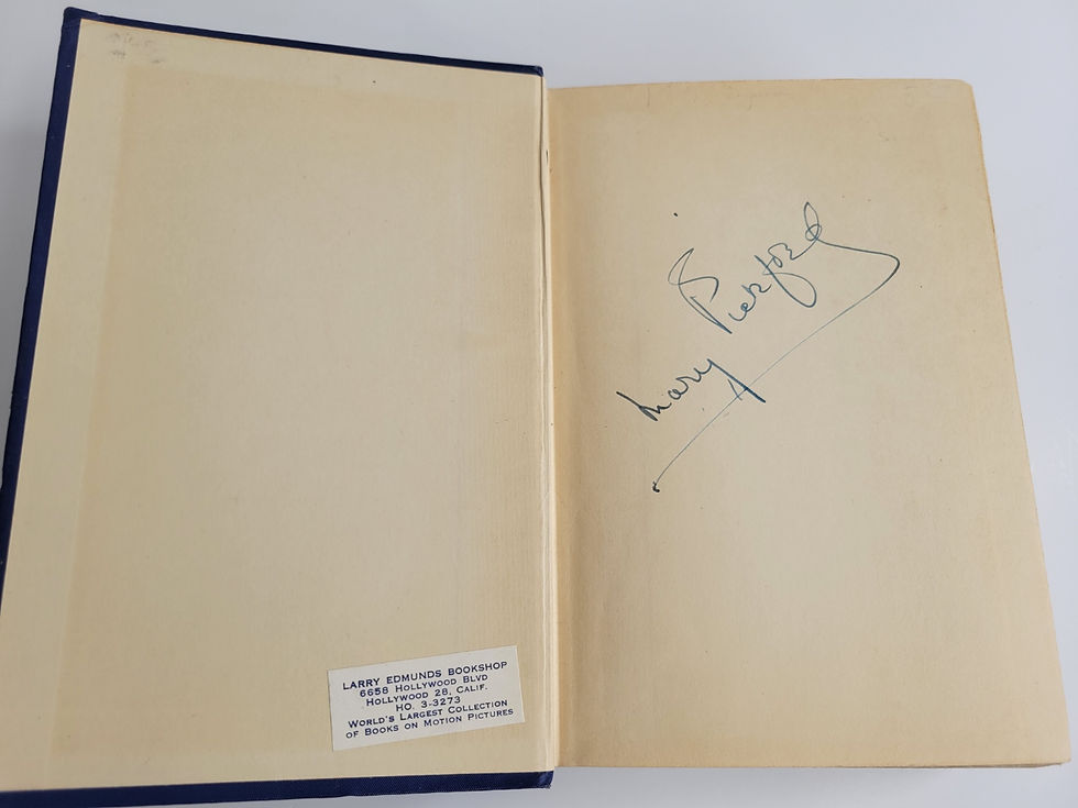 Pickford's Signature