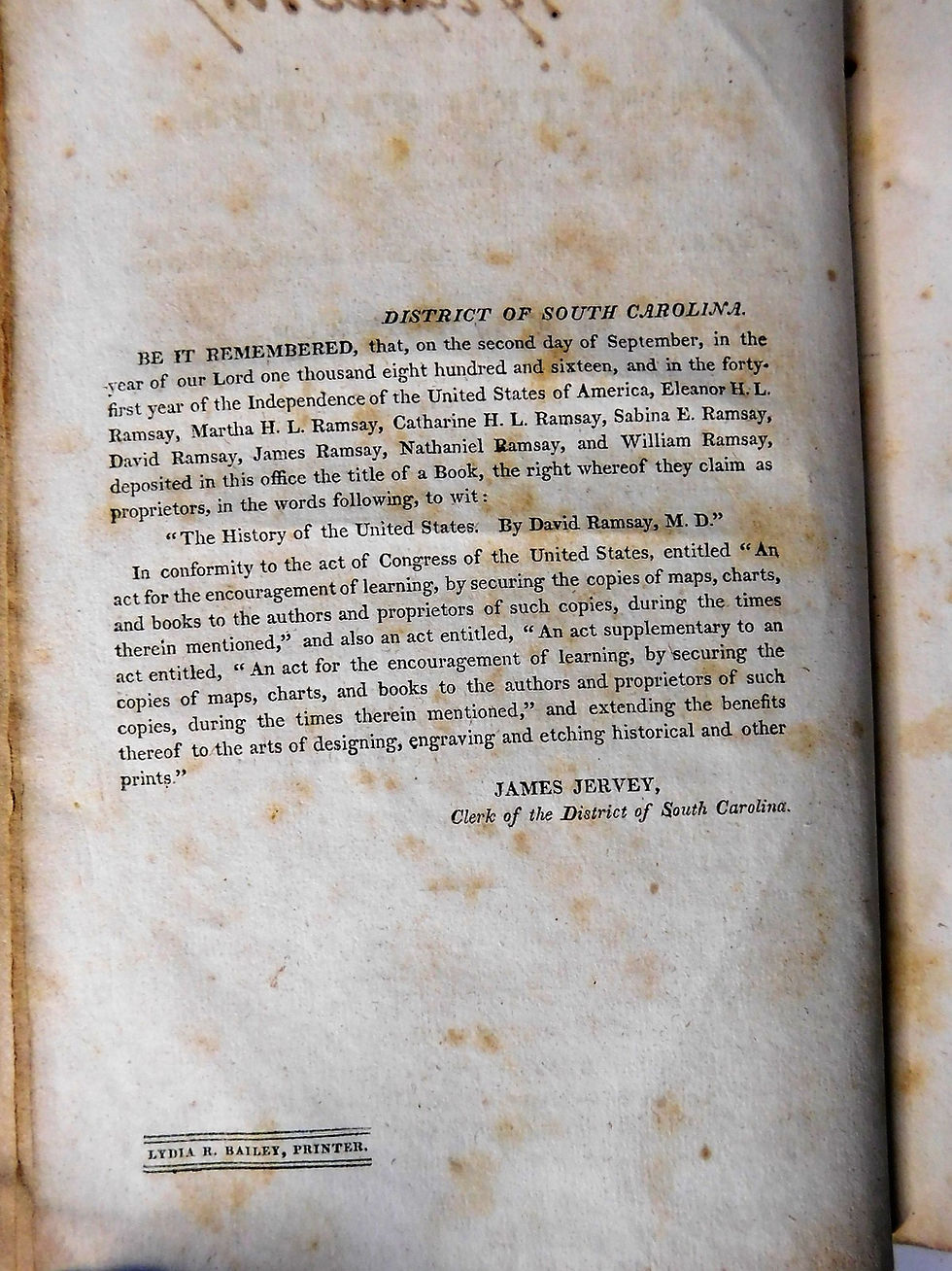Thumbnail: History of the United States - David Ramsay, M.D. ~ 3 Volumes, 1816 1st Edition