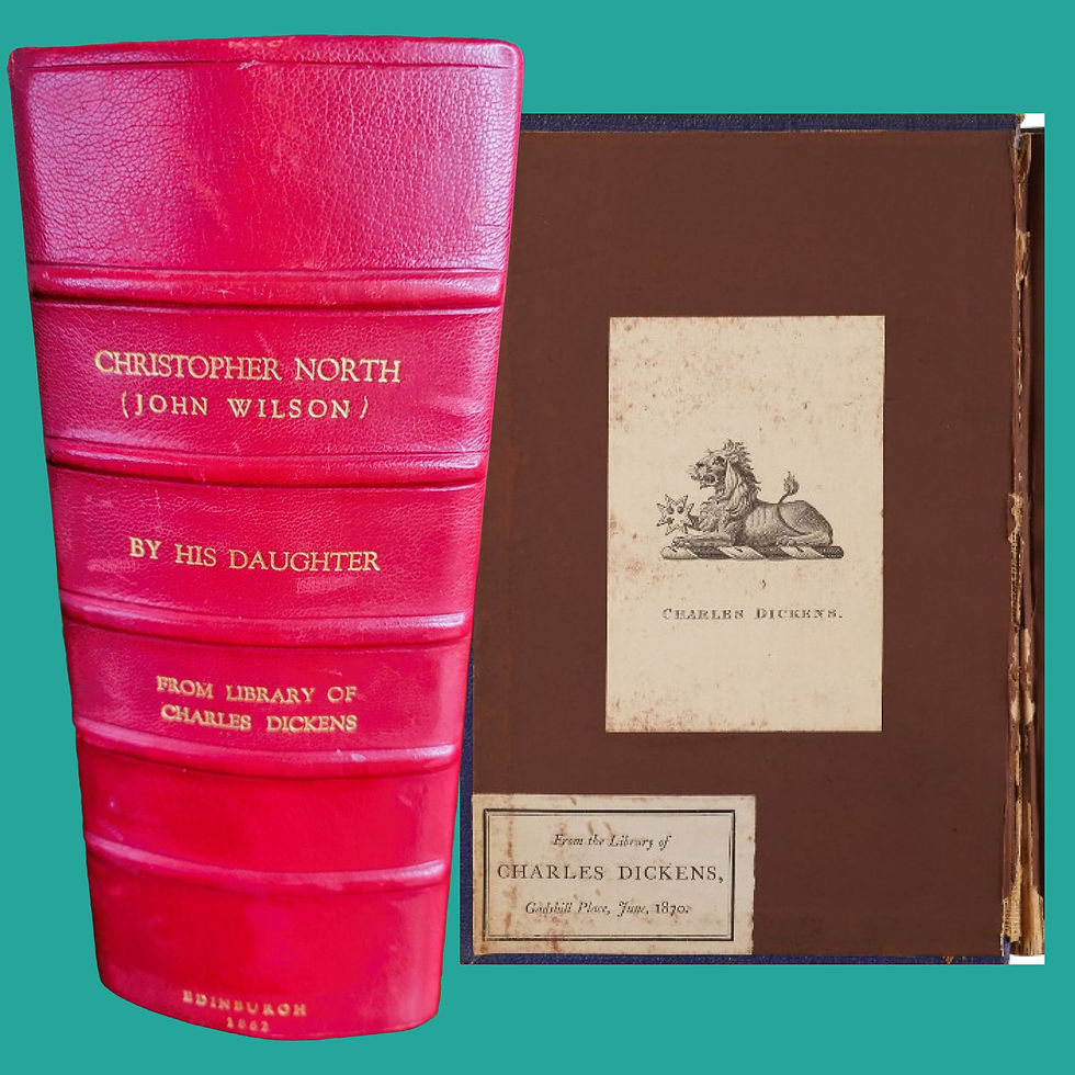 From Charles Dickens personal library