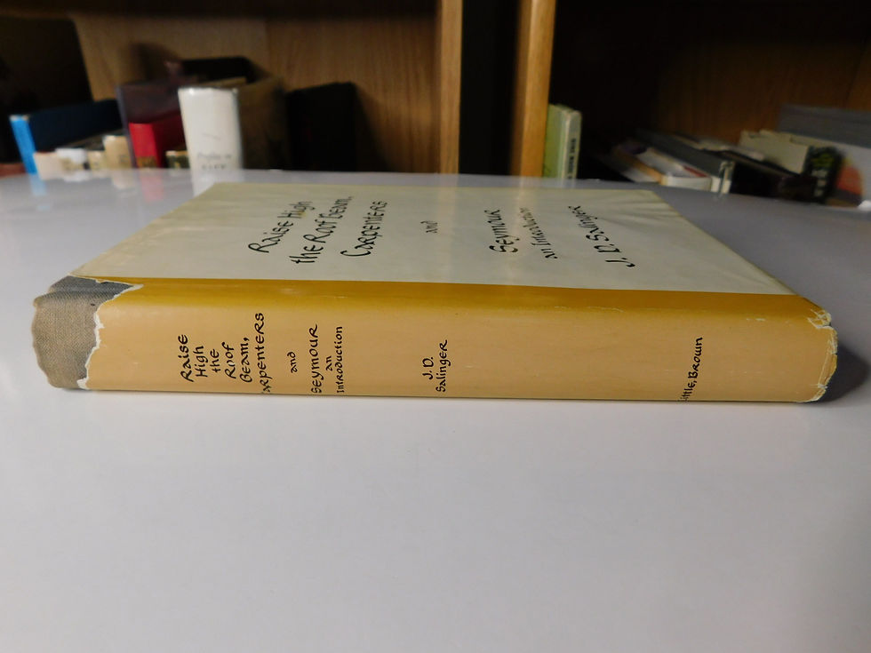 Thumbnail: "Raise High The Roof Beam, Carpenters" J.D. Salinger, 1st Edition 1959