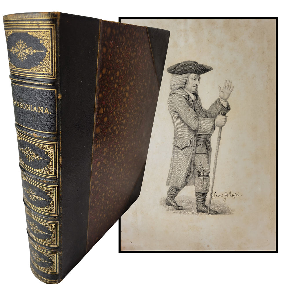 Johnsoniana first edition 1836