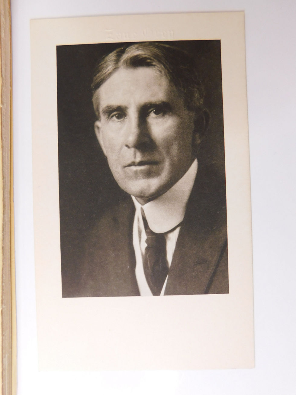 Thumbnail: Zane Grey's own Copies ~ "The Man and His Work," 1928, With Portrait Photo