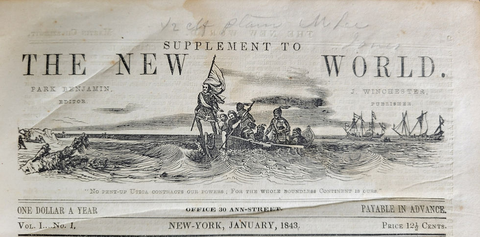The First U.S. Appearance of Dickens Martin Chuzzlewit