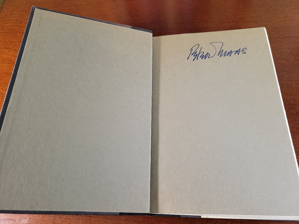 signed by author peter maas