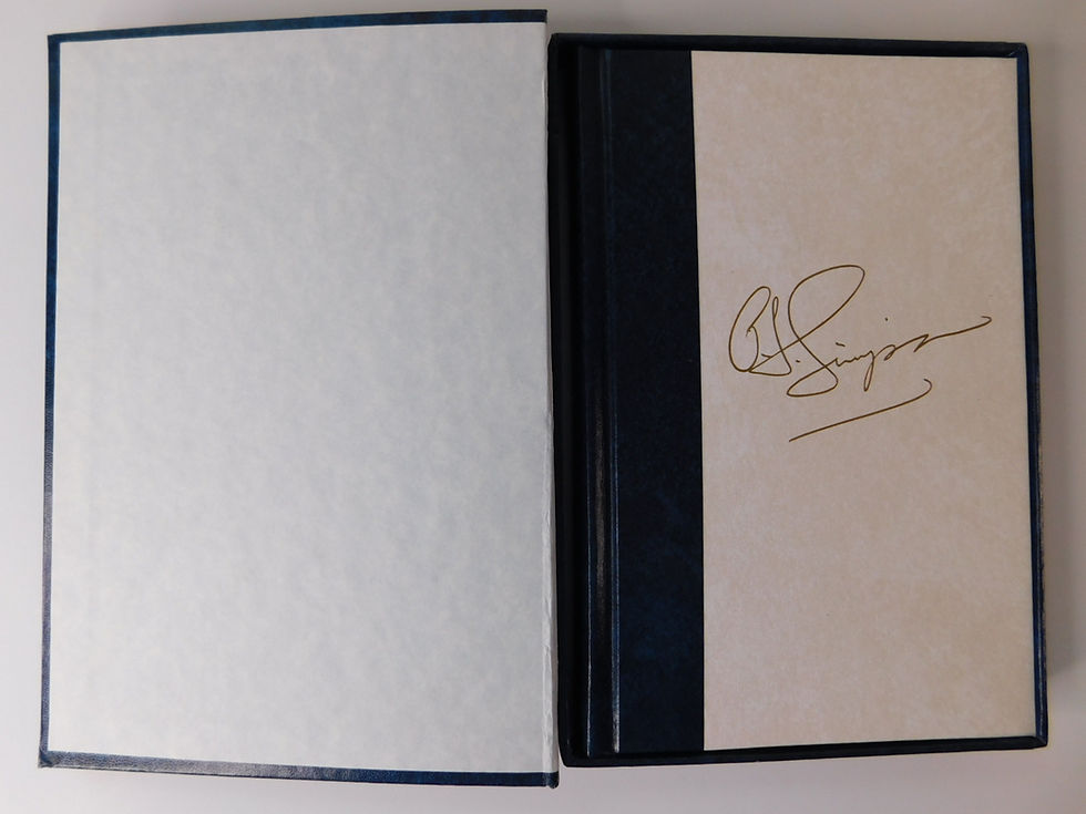 Thumbnail: O.J. SIMPSON ~ 1995 Signed Limited Edition ~ I Want to Tell You