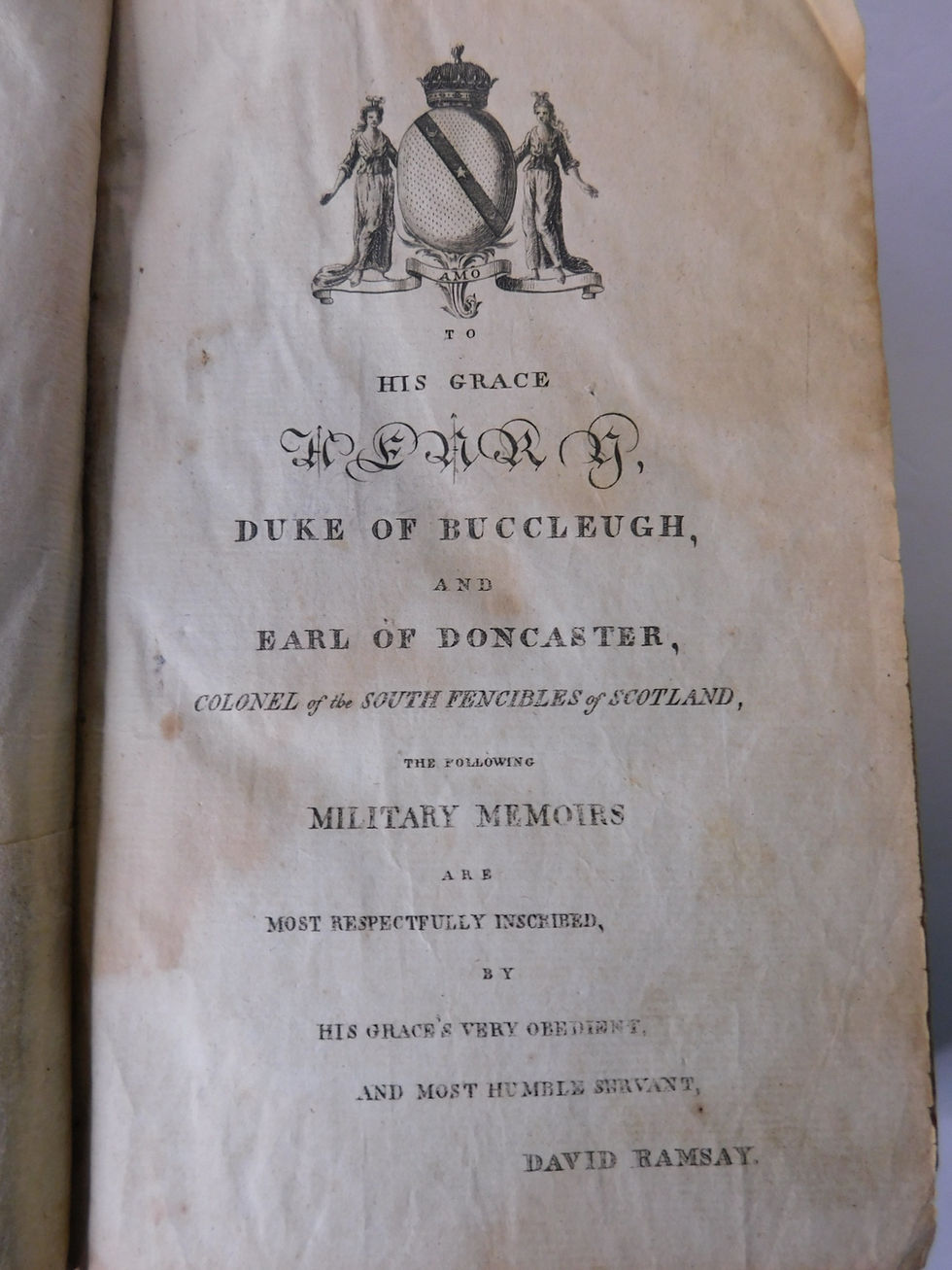 Thumbnail: David Ramsay ~Military Memoirs of Great Britain - Edinburgh, 1779 1st Edition