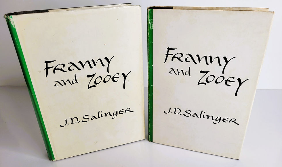 J.D. Salinger US and UK editions of Franny and Zooey