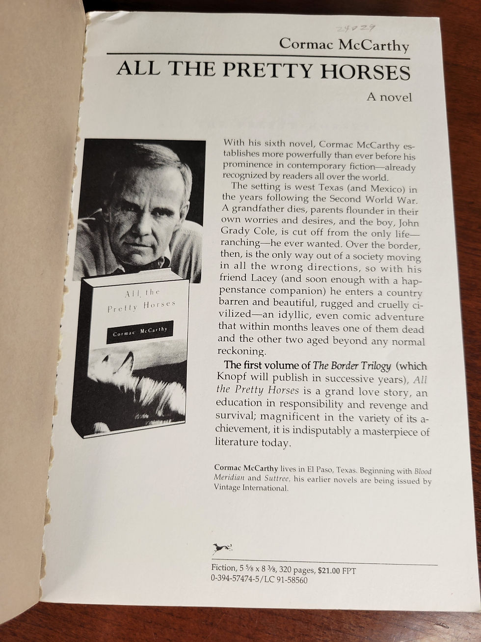 Thumbnail: Cormac McCarthy Biography