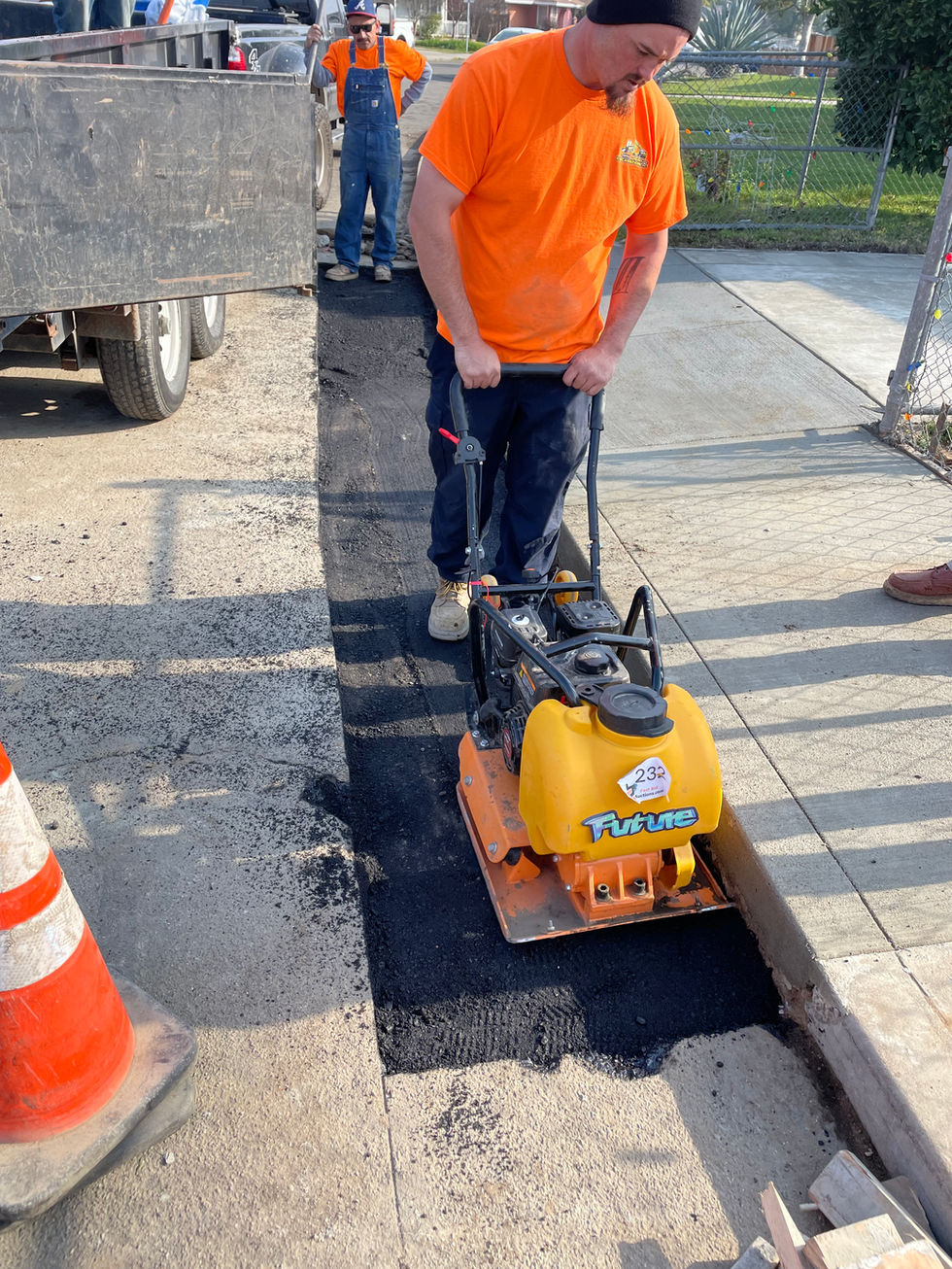 Driveway extension pouring