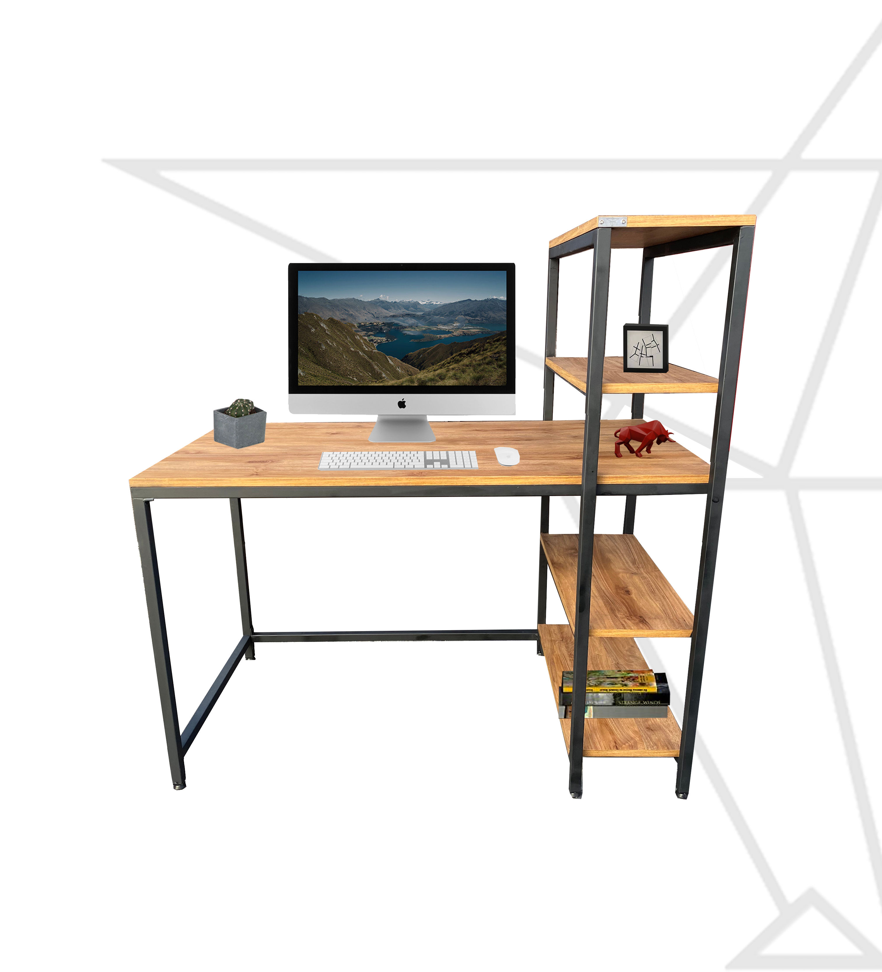 Escritorio repisas doble