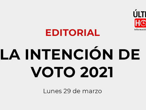 La intención de voto 2021
