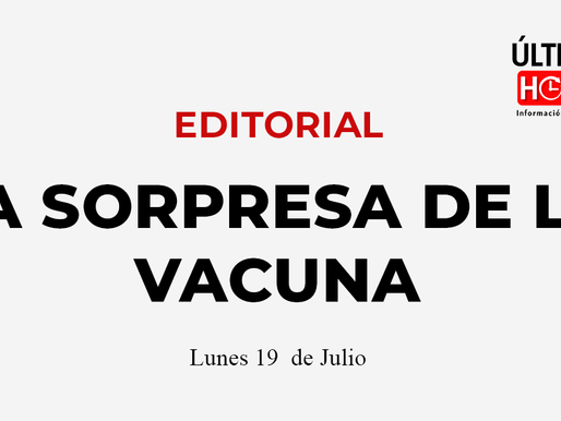 LA SORPRESA DE LA VACUNA